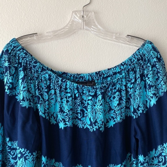 Spiaggia Dolce Romper Size L Navy/Turquoise - Picture 5 of 8